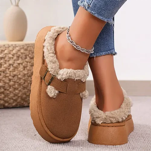 Chaussons chauds pour un confort douillet et un style vintage - Image 4