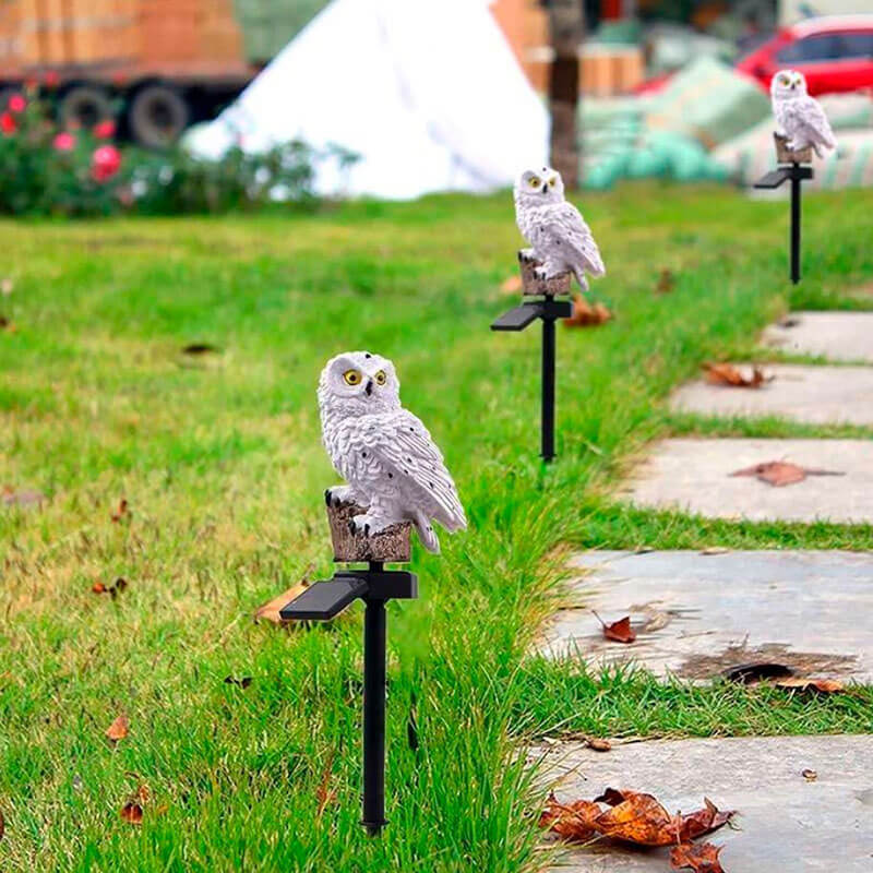 EcoOwl - Lampe de jardin solaire hibou - Image 4