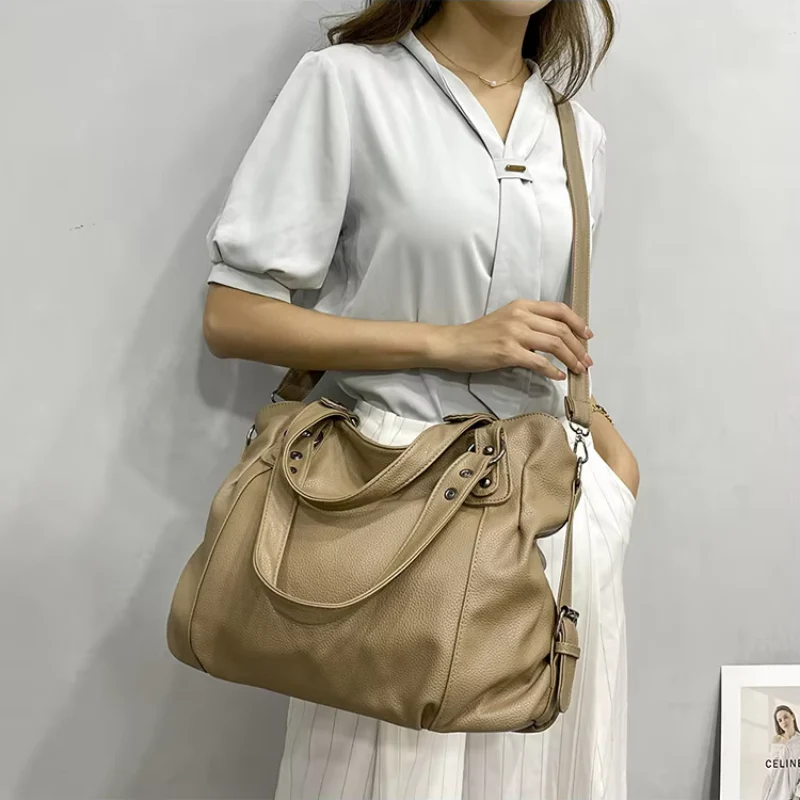 Grand sac Élise en cuir PU souple - Image 5