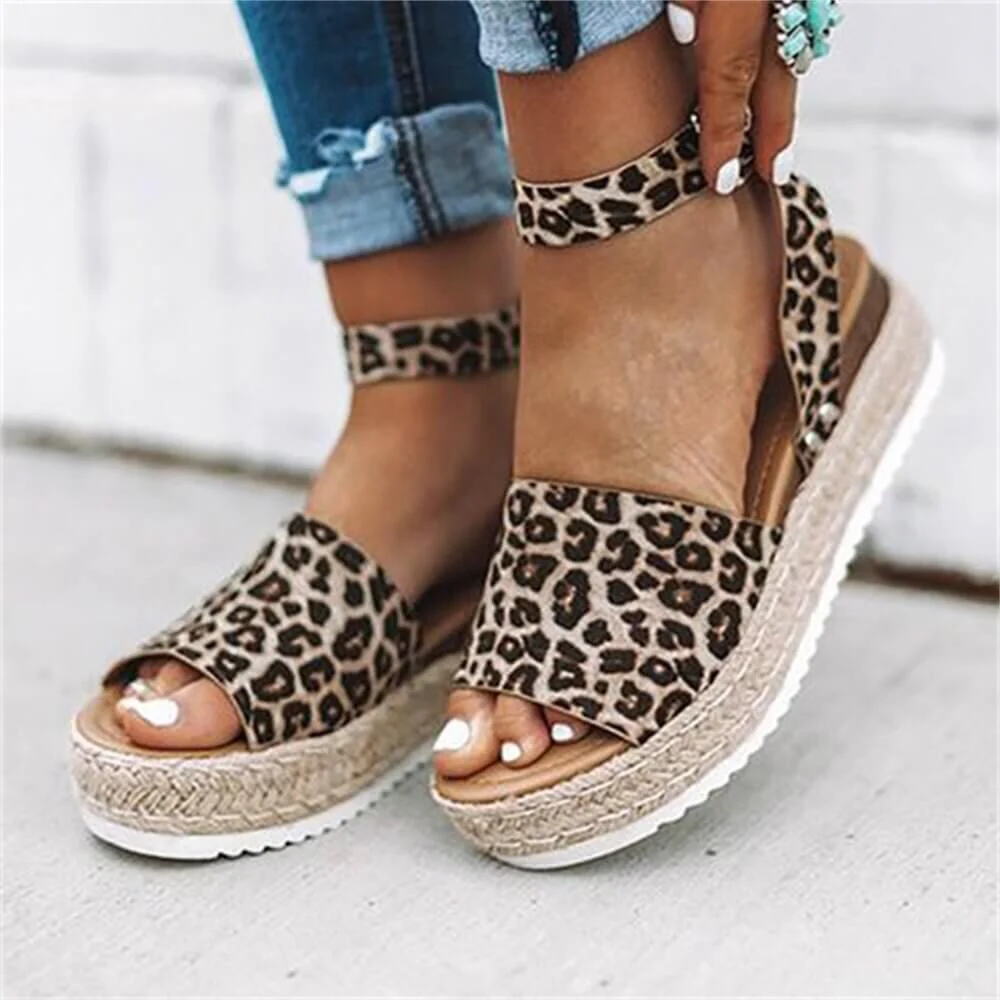 Elysia - Sandales compensées élégantes avec plateforme espadrille 5 cm - Image 11