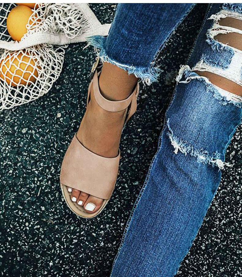 Elysia - Sandales compensées élégantes avec plateforme espadrille 5 cm - Image 3