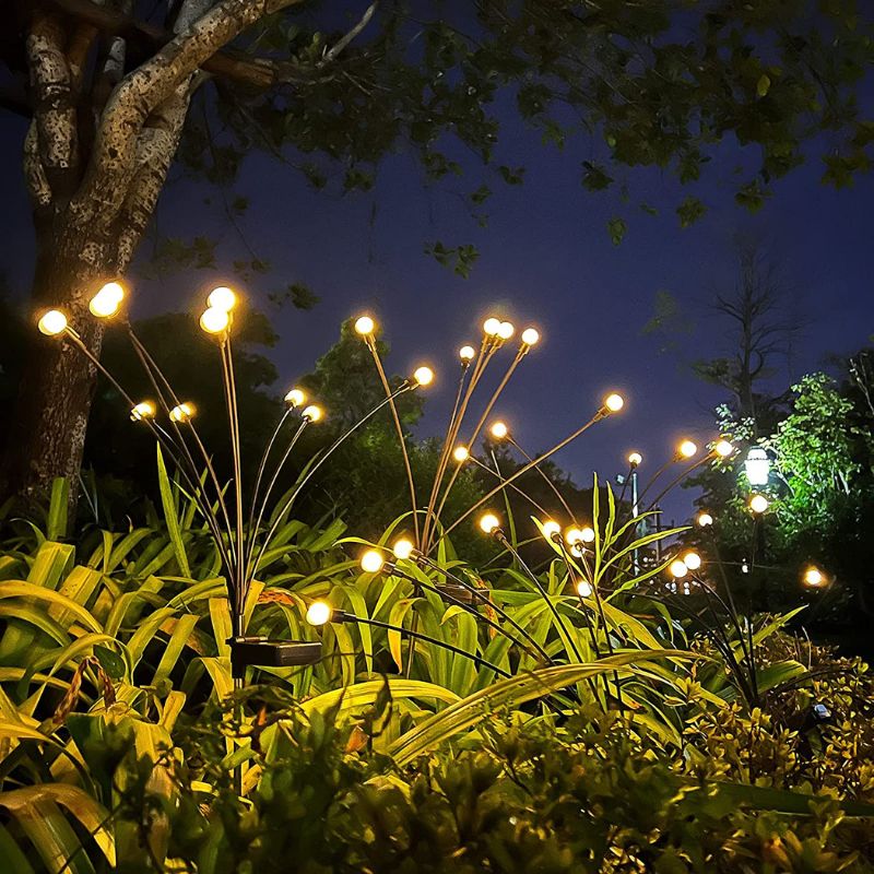 GlowFlare - Lumières de jardin solaires LED effet lucioles - Image 4