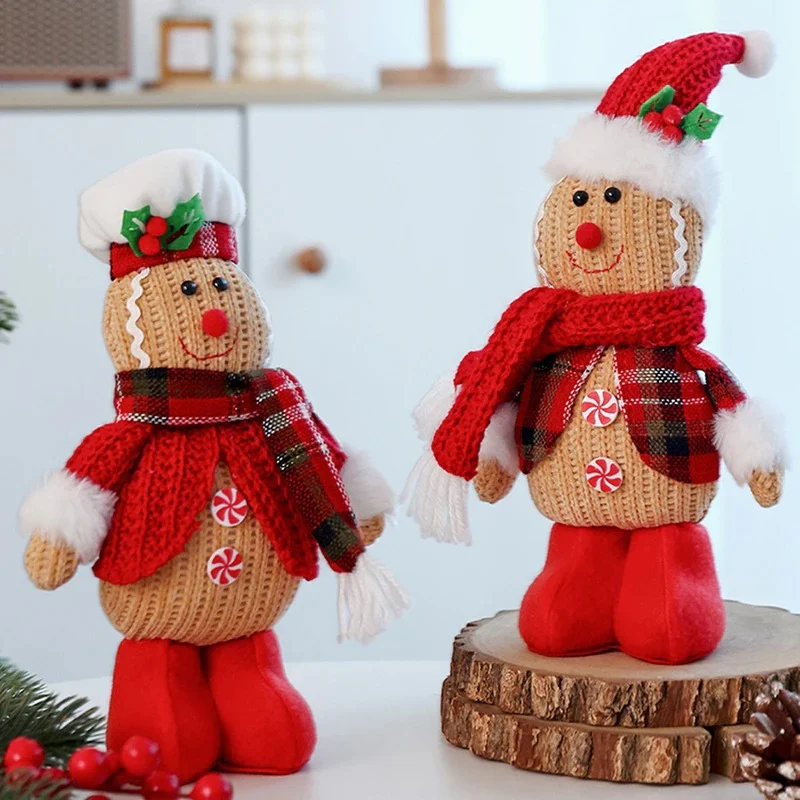 Figurines de Noël faites à la main, décorations artisanales festives - Image 4