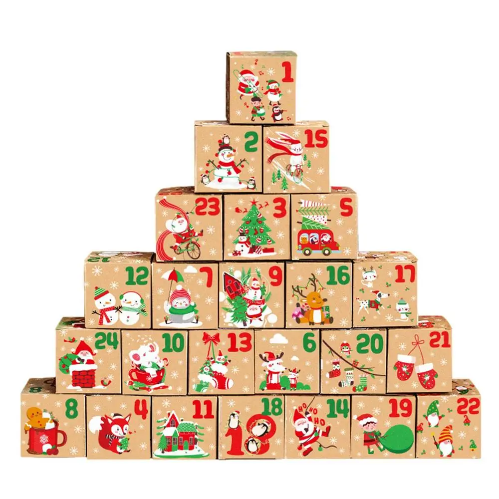 Calendrier de compte à rebours de Noël avec décorations DIY - Image 3