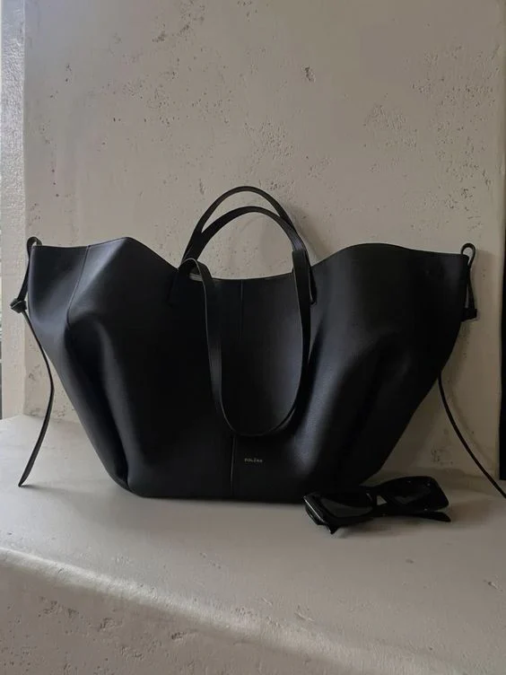 Sac cabas femme grand format 2 poignées + bandoulière amovible - Image 10